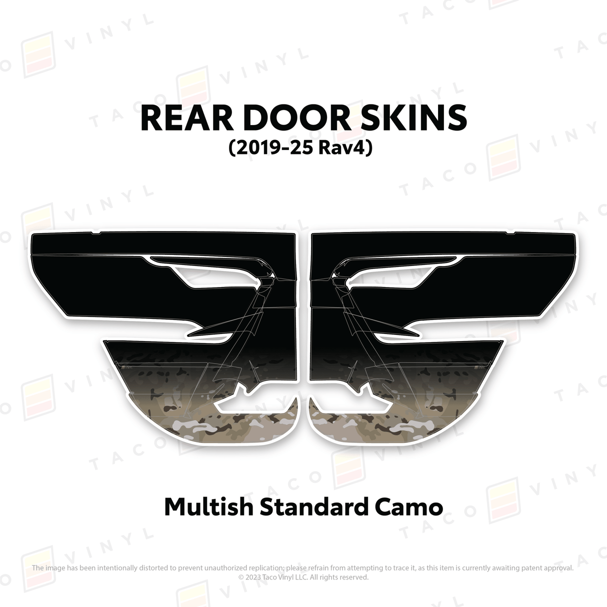 2019-25 Rav4 Door Skins - Xtrusion Overland