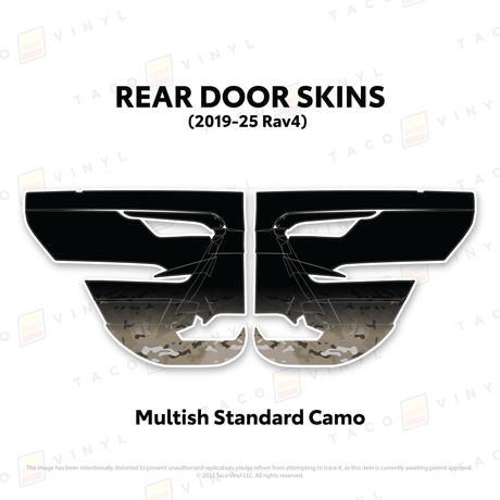 2019-25 Rav4 Door Skins - Xtrusion Overland