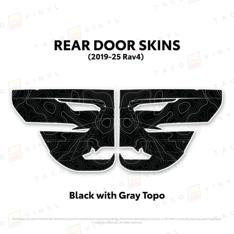 2019-25 Rav4 Door Skins - Xtrusion Overland