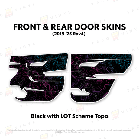 2019-25 Rav4 Door Skins - Xtrusion Overland