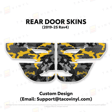 2019-25 Rav4 Door Skins - Xtrusion Overland