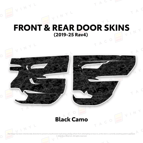 2019-25 Rav4 Door Skins - Xtrusion Overland
