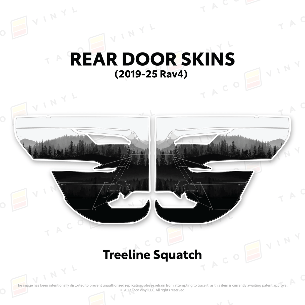 2019-25 Rav4 Door Skins - Xtrusion Overland