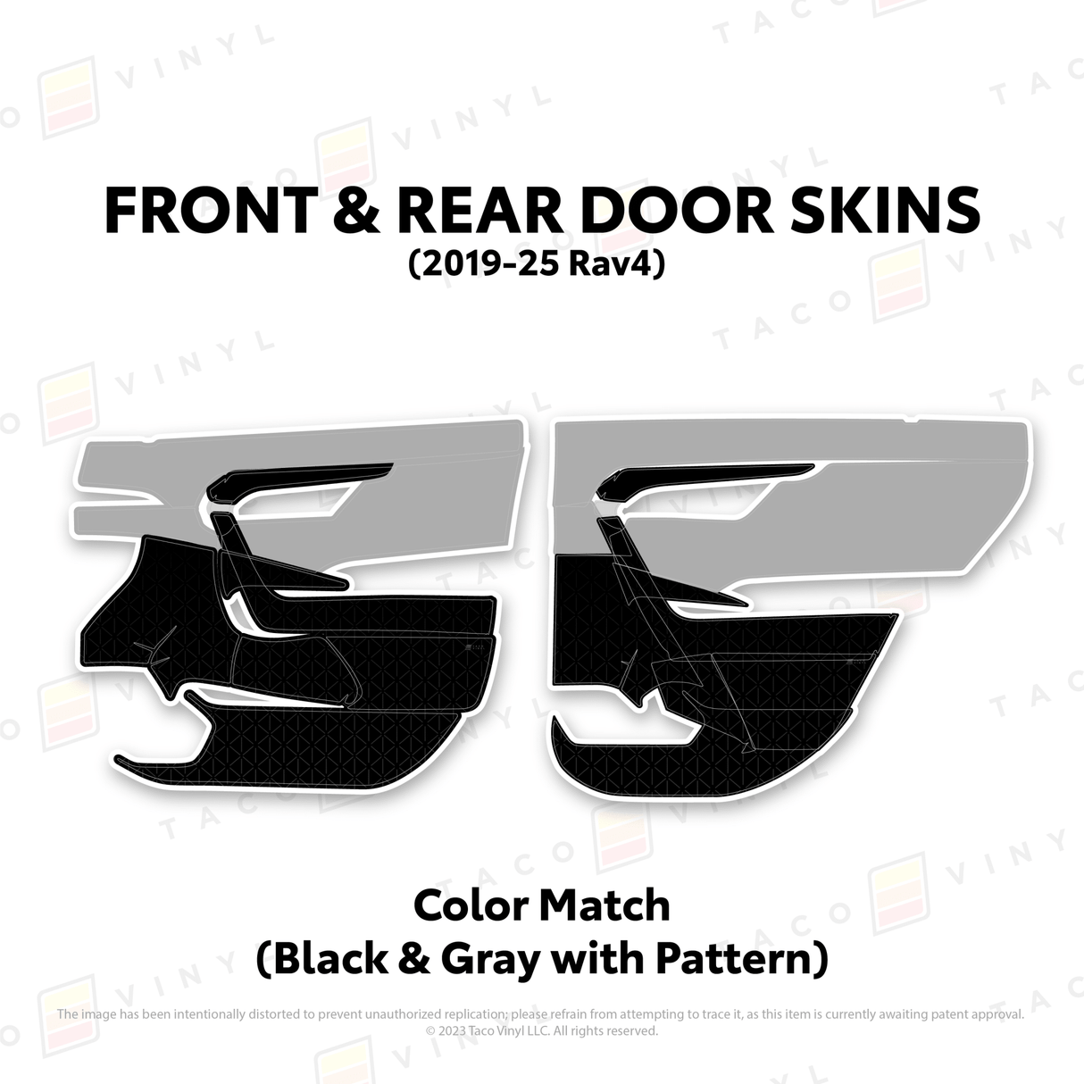 2019-25 Rav4 Door Skins - Xtrusion Overland