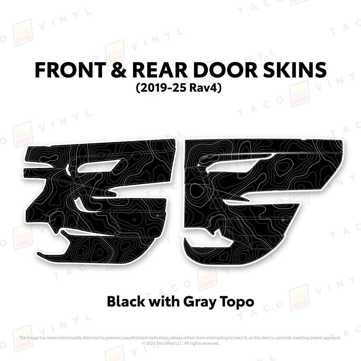 2019-25 Rav4 Door Skins - Xtrusion Overland