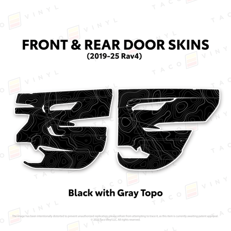 2019-25 Rav4 Door Skins - Xtrusion Overland