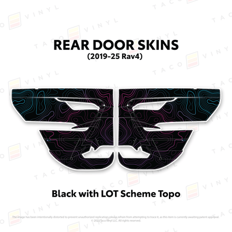 2019-25 Rav4 Door Skins - Xtrusion Overland