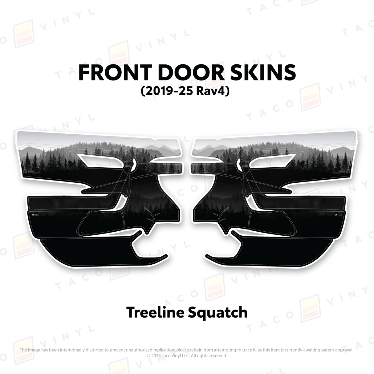 2019-25 Rav4 Door Skins - Xtrusion Overland
