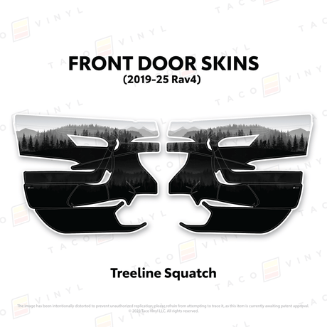 2019-25 Rav4 Door Skins - Xtrusion Overland