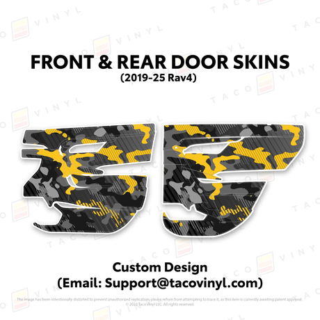2019-25 Rav4 Door Skins - Xtrusion Overland