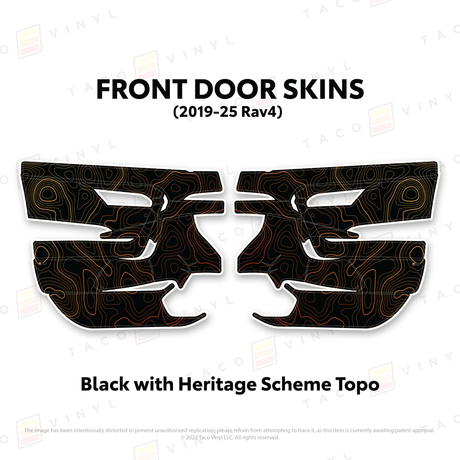 2019-25 Rav4 Door Skins - Xtrusion Overland