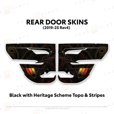 2019-25 Rav4 Door Skins - Xtrusion Overland