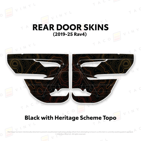 2019-25 Rav4 Door Skins - Xtrusion Overland
