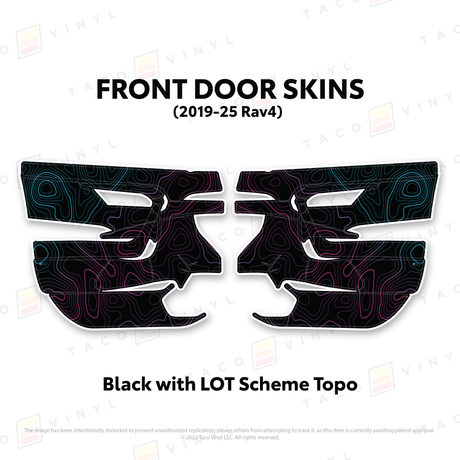 2019-25 Rav4 Door Skins - Xtrusion Overland