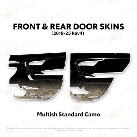 2019-25 Rav4 Door Skins - Xtrusion Overland
