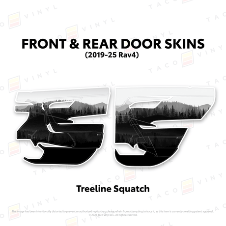 2019-25 Rav4 Door Skins - Xtrusion Overland