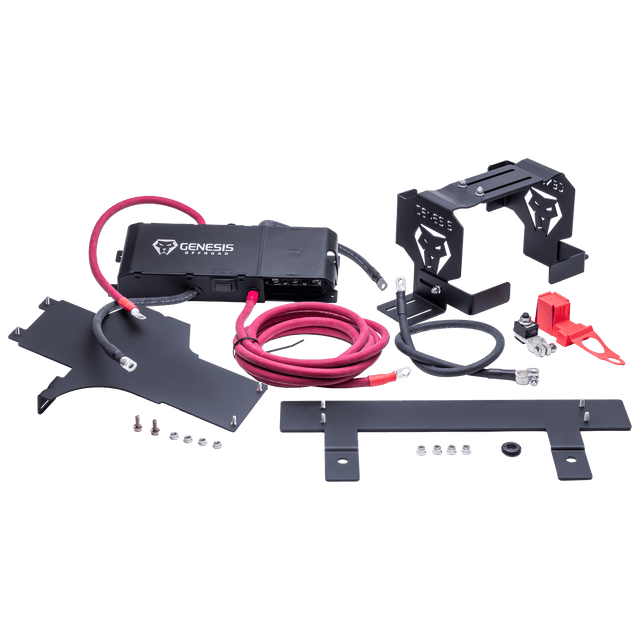 2020-2023 Diesel Wrangler Dual Battery Kit - Under Hood - Xtrusion Overland