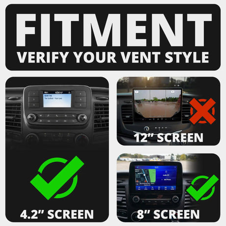 2020+ Ford Transit LINK™ Vent Mount Bracket With MagSafe Charging Phone Holder | 3.5" Arm | (Not Compatible With Transit Connect) - Xtrusion Overland