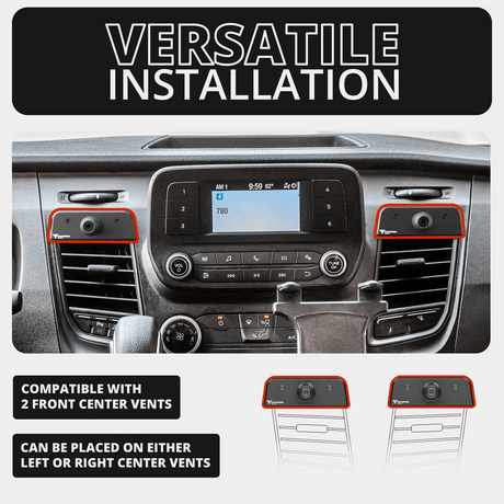 2020+ Ford Transit LINK™ Vent Mount Bracket With MagSafe Charging Phone Holder | 3.5" Arm | (Not Compatible With Transit Connect) - Xtrusion Overland