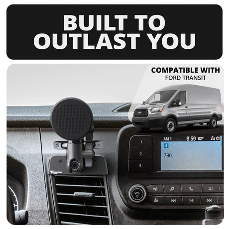 2020+ Ford Transit LINK™ Vent Mount Bracket With MagSafe Phone Holder | 3.5" Arm | (Not Compatible With Transit Connect) - Xtrusion Overland