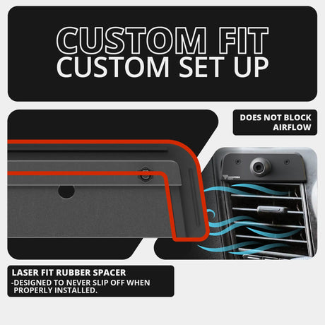 2020+ Ford Transit LINK™ Vent Mount Bracket With Quad Lock Magnetic Phone Holder | 3.5" Arm | (Not Compatible With Transit Connect) - Xtrusion Overland