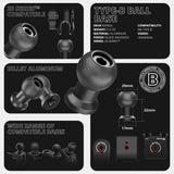 2021 - 2024 Ford Bronco SPORT Tackform Slim Track Dash Bracket With Dual 20LITE Phone Mounts - Xtrusion Overland