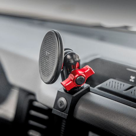 2021-2026 Ford Bronco LINK™ 20LITE Phone Mount With Top Dash Clip | 2" Arm | 6th Generation | (NOT FOR LEATHERETTE STITCHED DASH) - Xtrusion Overland