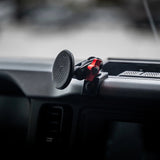 2021-2026 Ford Bronco LINK™ MagSafe Charging Phone Mount With Top Dash Clip | 2" Arm | 6th Generation | (NOT FOR LEATHERETTE STITCHED DASH) - Xtrusion Overland