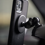 2021-2026 Ford Bronco LINK™ MagSafe Phone Mount With Top Dash Clip | 2" Arm | 6th Generation | (NOT FOR LEATHERETTE STITCHED DASH) - Xtrusion Overland