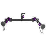 2021+ Ford Bronco & Bronco Raptor (Non-Sport) Tackform Slim Track Dash Bracket With Dual MagSafe Charging Phone Mounts & GoPro Mount - Xtrusion Overland