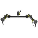2021+ Ford Bronco & Bronco Raptor (Non-Sport) Tackform Slim Track Dash Bracket With Dual MagSafe Charging Phone Mounts & GoPro Mount - Xtrusion Overland