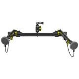 2021+ Ford Bronco & Bronco Raptor (Non-Sport) Tackform Slim Track Dash Bracket With Dual MagSafe Charging Phone Mounts & GoPro Mount - Xtrusion Overland