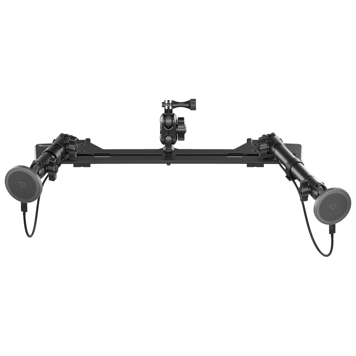 2021+ Ford Bronco & Bronco Raptor (Non-Sport) Tackform Slim Track Dash Bracket With Dual MagSafe Charging Phone Mounts & GoPro Mount - Xtrusion Overland
