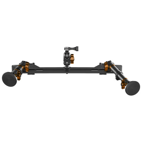 2021+ Ford Bronco & Bronco Raptor (Non-Sport) Tackform Slim Track Dash Bracket With Dual MagSafe Phone Mounts & GoPro Mount - Xtrusion Overland