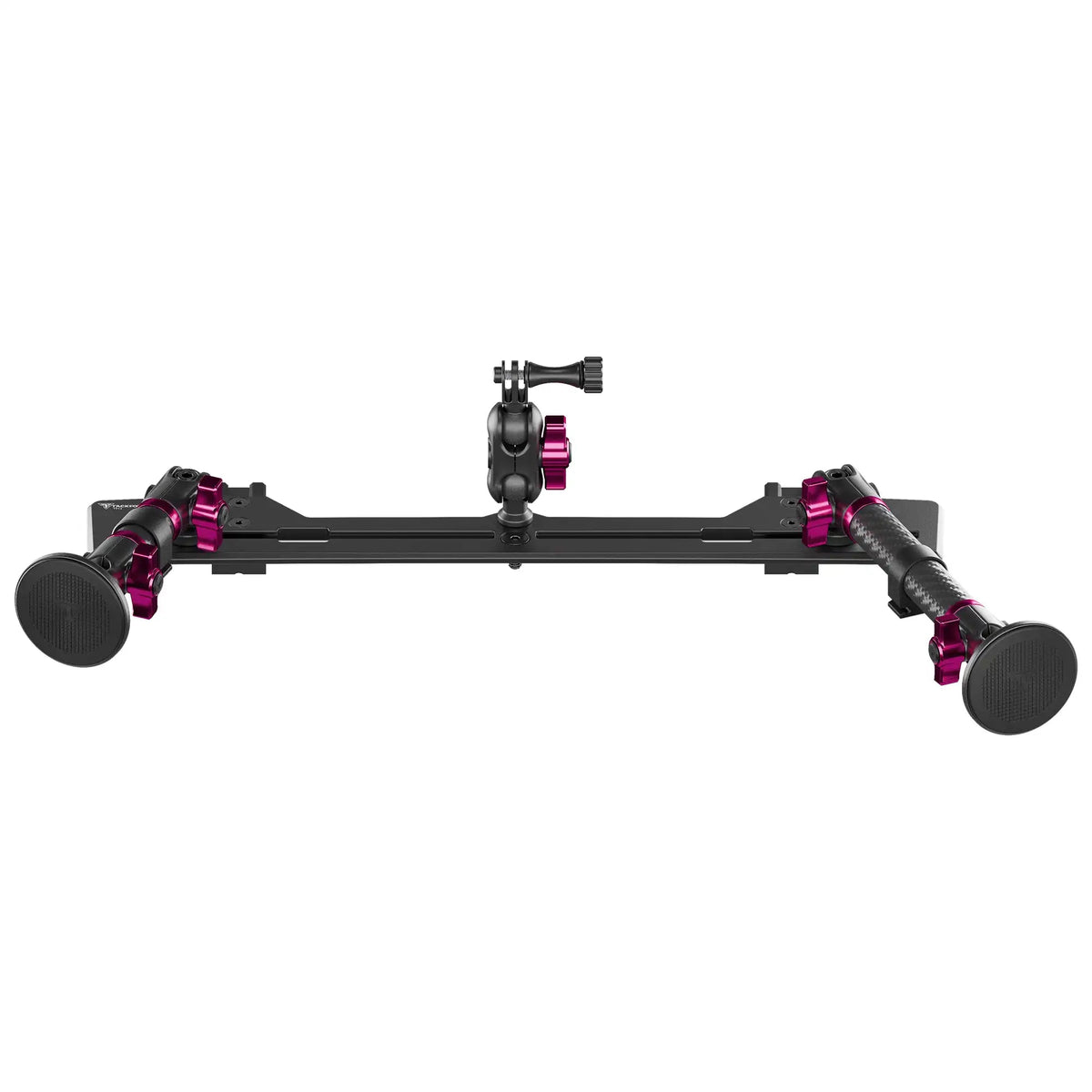 2021+ Ford Bronco & Bronco Raptor (Non-Sport) Tackform Slim Track Dash Bracket With Dual MagSafe Phone Mounts & GoPro Mount - Xtrusion Overland