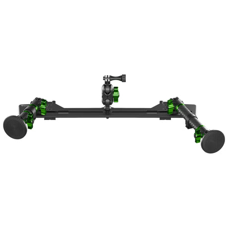 2021+ Ford Bronco & Bronco Raptor (Non-Sport) Tackform Slim Track Dash Bracket With Dual MagSafe Phone Mounts & GoPro Mount - Xtrusion Overland