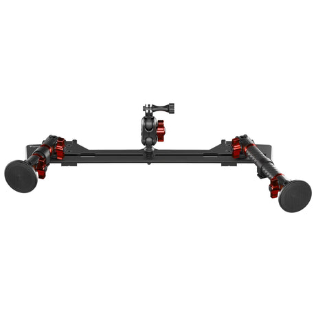2021+ Ford Bronco & Bronco Raptor (Non-Sport) Tackform Slim Track Dash Bracket With Dual MagSafe Phone Mounts & GoPro Mount - Xtrusion Overland