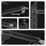 2021+ Ford F-150 (See Compatibility Info For Specific Year/Trim Fitment Details) Tackform Assault Track Picatinny Dash Bracket With Charging Phone Mount - Xtrusion Overland