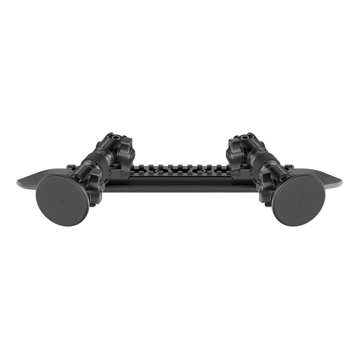 2021+ Ford F-150 (See Compatibility Info For Specific Year/Trim Fitment Details) Tackform Assault Track Picatinny Dash Bracket With Dual MagSafe Phone Mounts - Xtrusion Overland