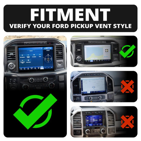 2021+ Ford F-150/Raptor & 2023+ Ford Super Duty LINK™ Vent Mount Bracket With MagSafe Charging Phone Holder | Choose Your Arm Length - Xtrusion Overland