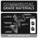 2021+ Ford F-150/Raptor & 2023+ Super Duty LINK™ Vent Mount Bracket With 20LITE Phone Holder | Choose Your Arm Length - Xtrusion Overland