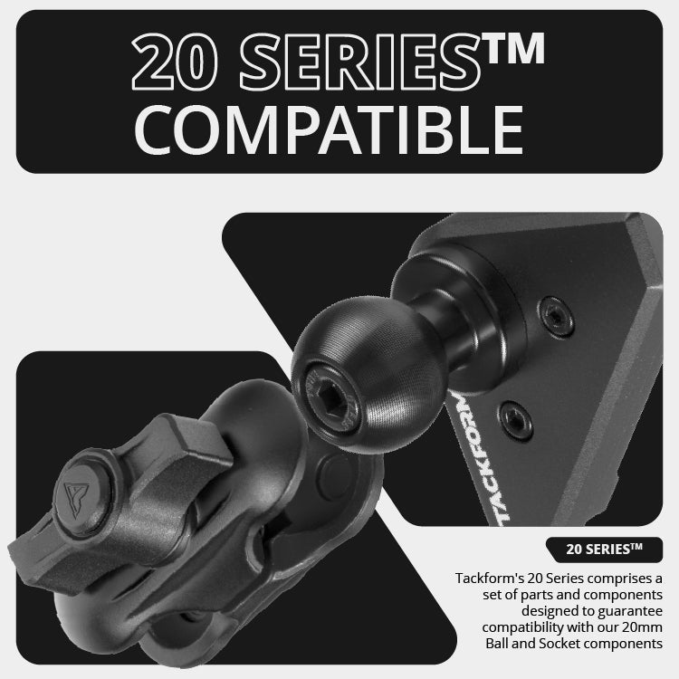 2021+ Ford F-150/Raptor & 2023+ Super Duty LINK™ Vent Mount Bracket With 20LITE Phone Holder | Choose Your Arm Length - Xtrusion Overland