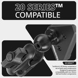 2021+ Ford F-150/Raptor & 2023+ Super Duty LINK™ Vent Mount Bracket With 20LITE Phone Holder | Choose Your Arm Length - Xtrusion Overland