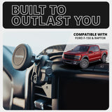 2021+ Ford F-150/Raptor & 2023+ Super Duty LINK™ Vent Mount Bracket With Magnetic Phone Holder | Choose Your Arm Length - Xtrusion Overland