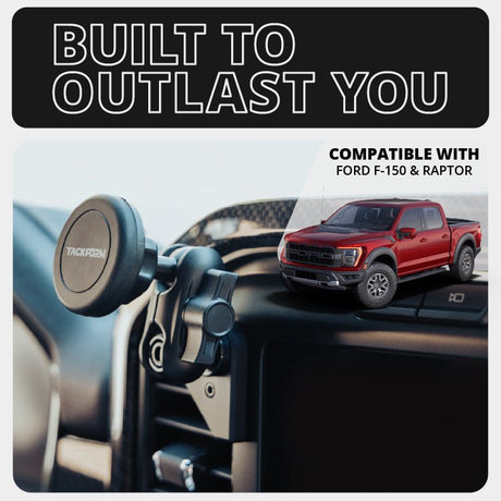2021+ Ford F-150/Raptor & 2023+ Super Duty LINK™ Vent Mount Bracket With Magnetic Phone Holder | Choose Your Arm Length - Xtrusion Overland