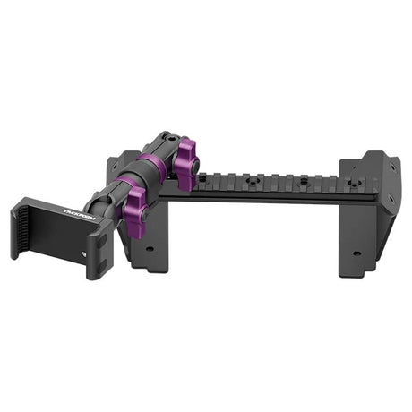 2022 Ford Super Duty (Compatible With 12” Screen ONLY) Tackform Assault Track Picatinny Dash Bracket With 20LITE Phone Mount - Xtrusion Overland