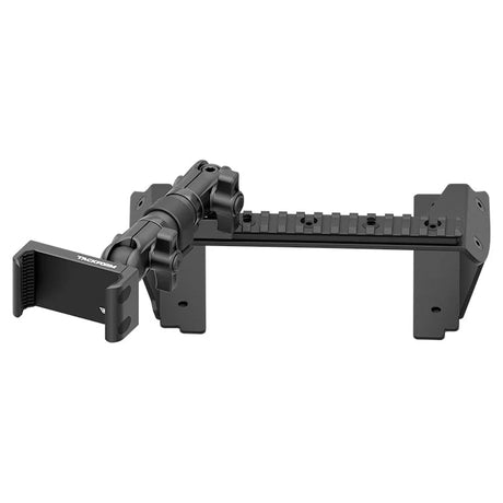 2022 Ford Super Duty (Compatible With 12” Screen ONLY) Tackform Assault Track Picatinny Dash Bracket With 20LITE Phone Mount - Xtrusion Overland