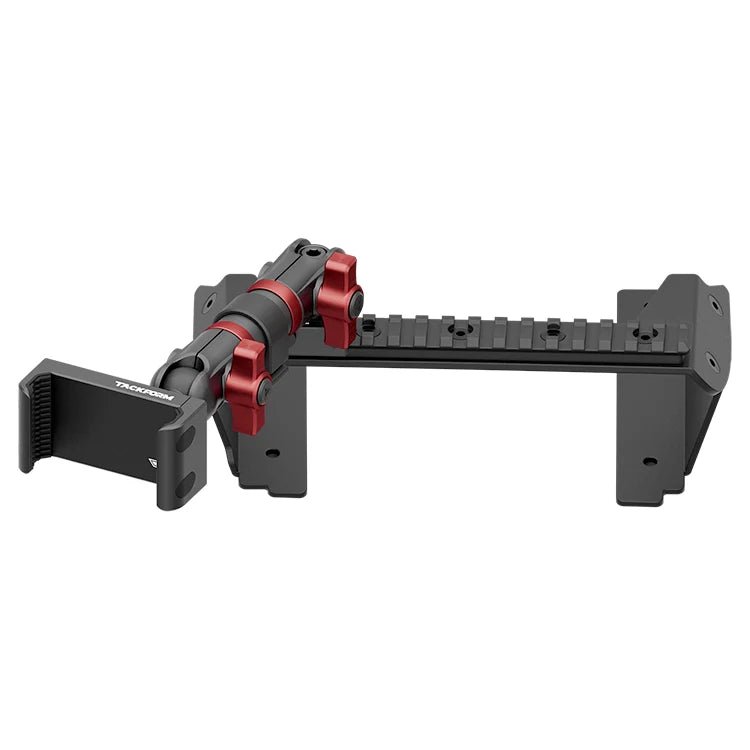 2022 Ford Super Duty (Compatible With 12” Screen ONLY) Tackform Assault Track Picatinny Dash Bracket With 20LITE Phone Mount - Xtrusion Overland