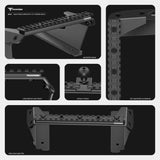 2022 Ford Super Duty (Compatible With 12” Screen ONLY) Tackform Assault Track Picatinny Dash Bracket With 20LITE Phone Mount - Xtrusion Overland
