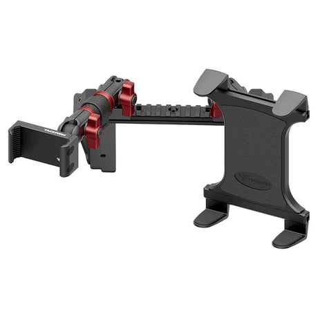 2022 Ford Super Duty (Compatible With 12” Screen ONLY) Tackform Assault Track Picatinny Dash Bracket With 20LITE Phone & Tablet Mounts - Xtrusion Overland